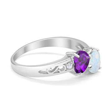 Heart Filigree Ring